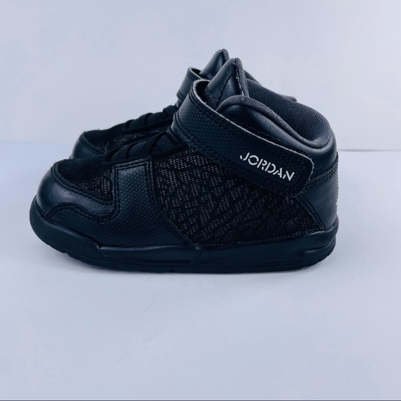 Nike Air Jordan Flight Club Black Basketball Shoes 602663-010 Toddler’s Size 7C - Picture 4 of 10